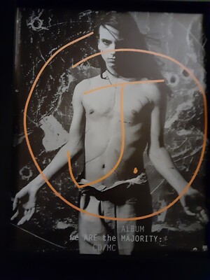 J. We Are The Majority Rare Original Promo Poster Ad Framed!