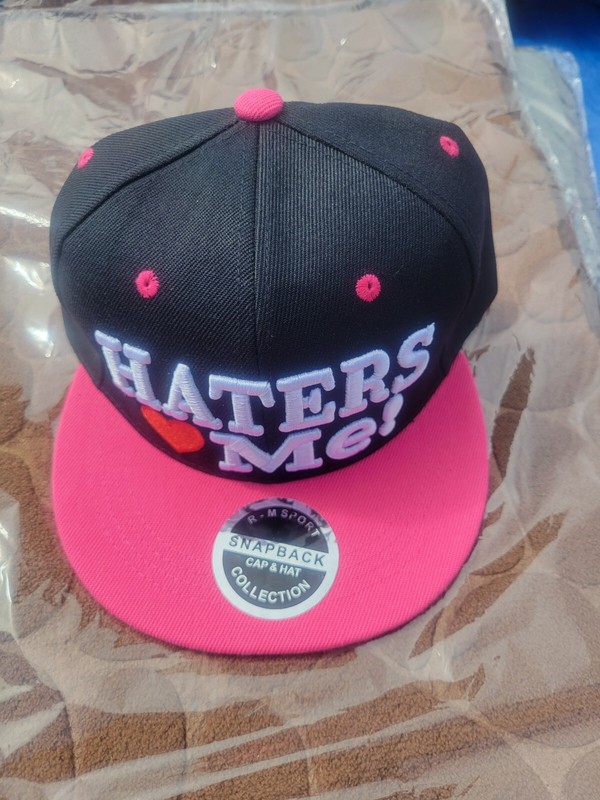 Haters ...  Me Adjustable Snapback Baseball Cap/ Hat