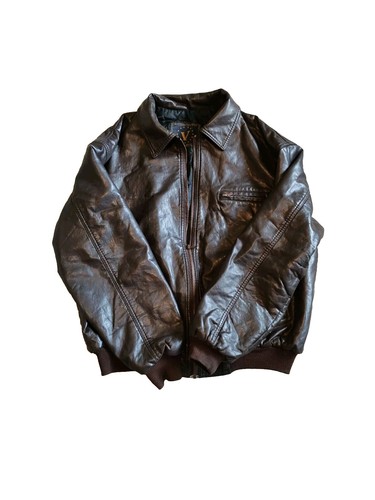 ジャケット・アウター vintage Italia lambleather jacket A-2 XL vintage Italia lambleather jacket A-2 XL