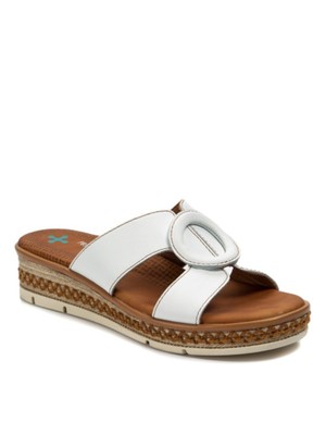 

BARETRAPS Женские кожаные туфли без шнурков на танкетке белого цвета Posture Plus MidBliss, Белый, BT27123