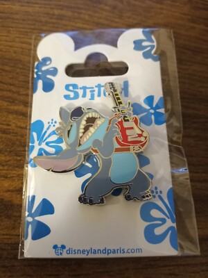 Disney Pin DLP/ DLRP - Lilo & Stitch - Stitch Jamming on Guitar Open Edition