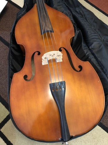 3/4 Upright Double Bass With German Bow