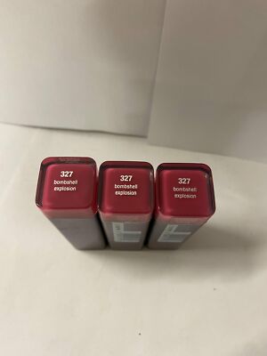 3 Cover Girl Lip Perfection Lipstick, 327, Bombshell
