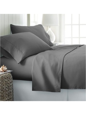 Набор простыней IENJOY HOME Grey Solid TWIN