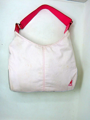 Kangol Cream Canvas Tote Shoulder Hobo Medium Bag Purse eBay