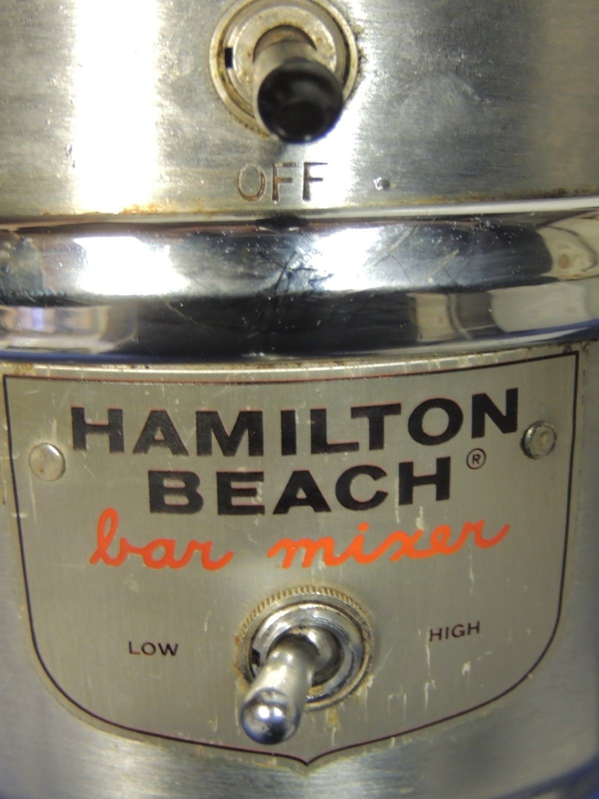 Vintage Rare Industrial Hamilton Beach Bar Mixer Stainless Steel