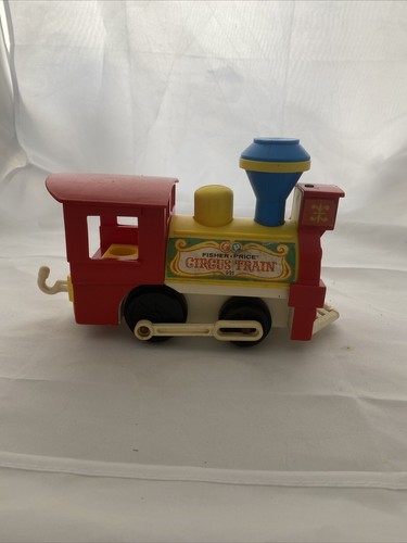 Vintage Fisher-Price Circus Train 991 Engine  1973-19.