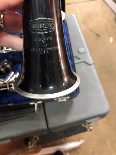 BUNDY 577 RESONITE CLARINET & CASE THE SELMER COMPANY MADE IN USA