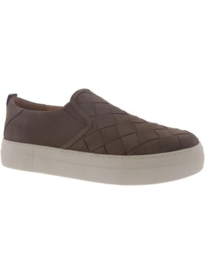 

STEVE MADDEN Женские Коричневые Кожаные Слипоны на Платформе Aldene Toe 6,5 M, Коричневый, ALDE03S1