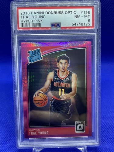 2018-19 PANINI DONRUSS OPTIC HYPER PINK TRAE YOUNG ATLANTA HAWKS
