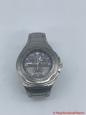 Citizen Skyhawk Eco Drive C650-Q02128  ANALOG - DIGITAL MEN'S WRISTWATCH