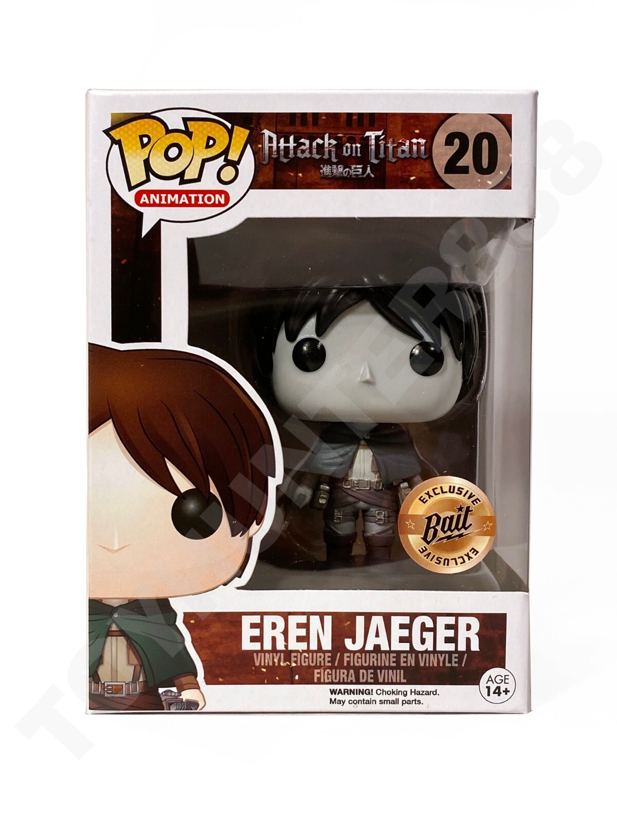 Funko Pop! Attack on Titan 20 Eren Jaeger Black & White Bait