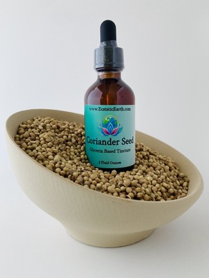 Coriander Tincture - Alcohol Free Coriandrum sativum Extract - Cold Cured Remedy