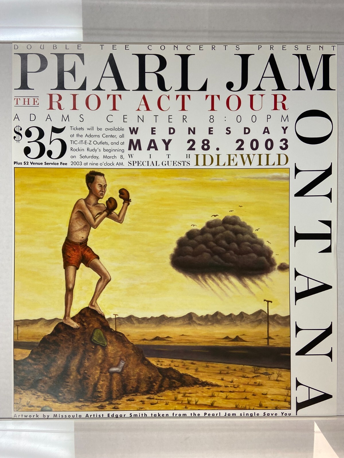 Pearl Jam / Tour 2003 ポスター（ポスターフレーム付） PEARL JAM POSTER 2003 TOUR AMES BROS JAPAN VEDDER | eBay
