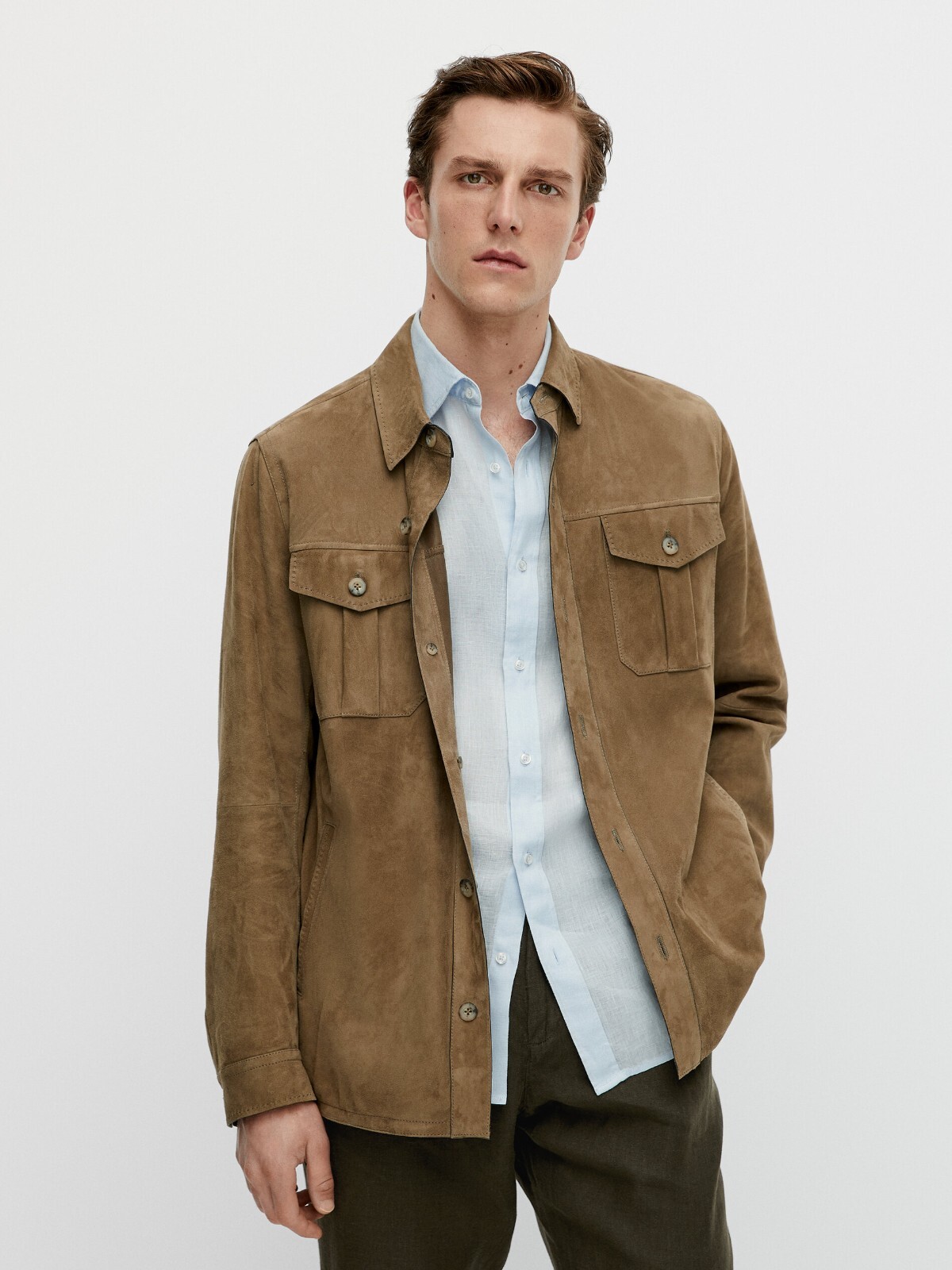 Massimo Dutti★スエードストレートジャケット $_57.JPG?set_id=8800005007
