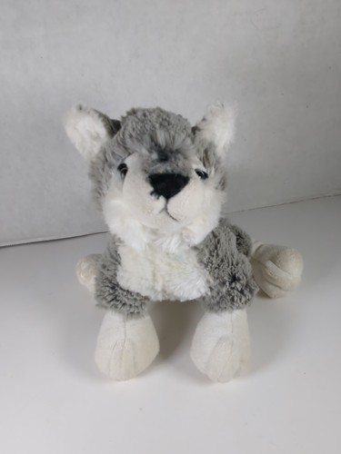 わんこ Ganz WEBKINZ Grey Wolf HM358 (Retired) Rare Beautiful Plush
