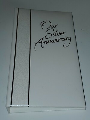 Hallmark Stories Our Silver Wedding Anniversary Keepsake Memory Photo Album
