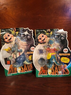 HASBRO 1991 DINOSAURS Figures - 2 - Fran Sinclair, BP Richfield