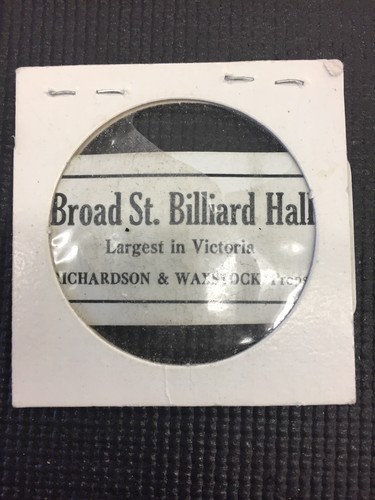Broad St Billiard Hall Victoria BC 10 Cent Token coin Combine Shipping