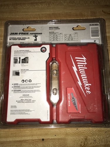 HSS Step Drill Bit Set 1/8-1-3/8 In, 6 pc MILWAUKEE 48-89-9224