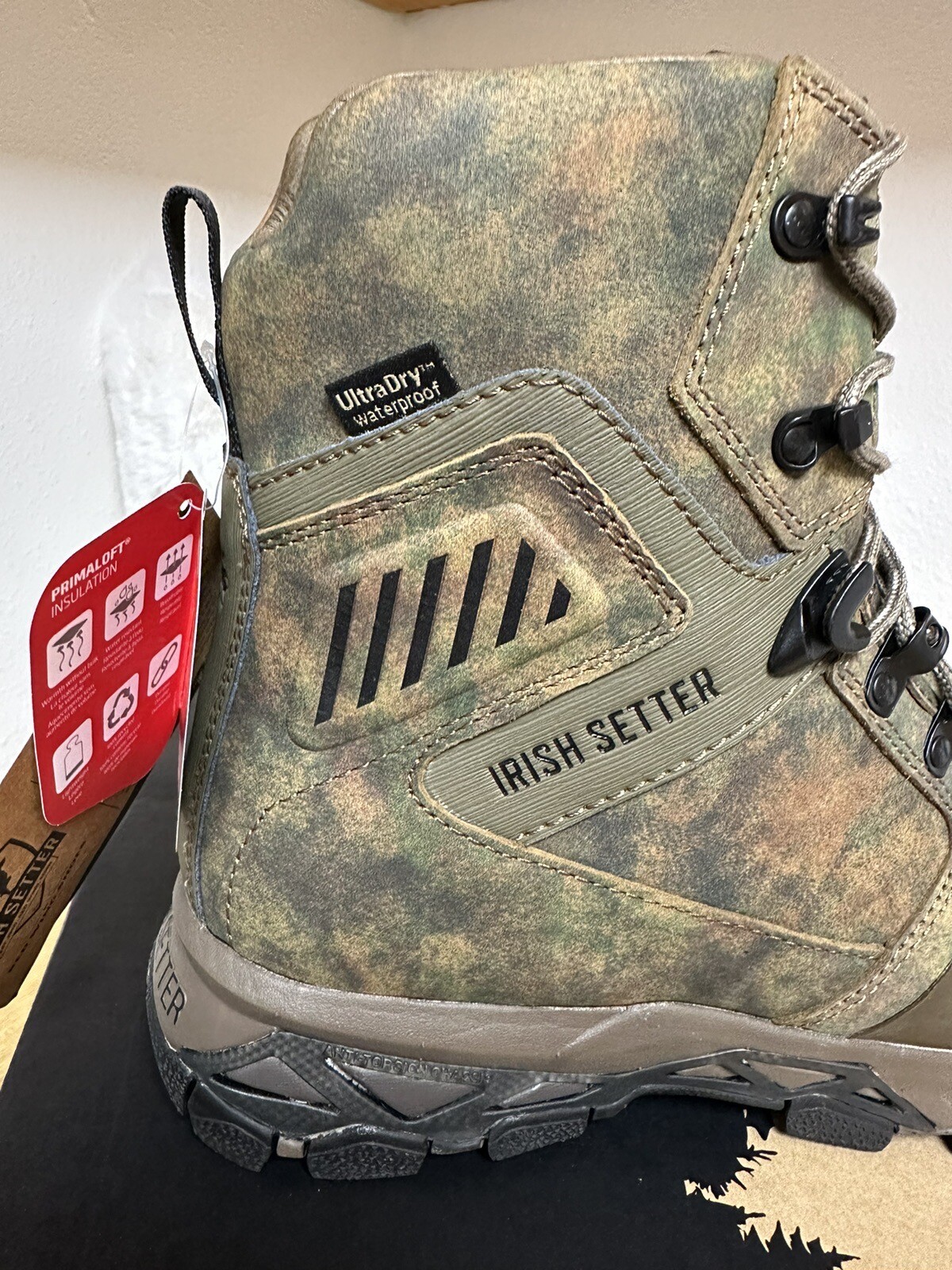 Pre-owned Irish Setter Red Wing  Mens Pinnacle 9" Waterproof Insulated Boots/work Shoes In Multicolor