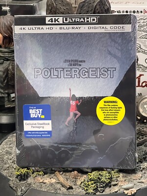 Poltergeist (4K ULTRA HD / BLU-RAY) LIMITED EDITION STEELBOOK! BRAND NEW!