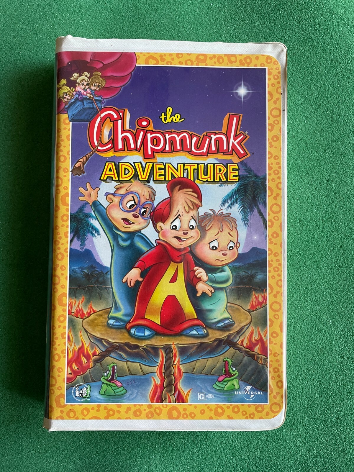 Alvin & The Chipmunk Adventure (VHS, 1998) White Clamshell