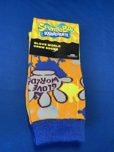 Nickelodeon Spongebob Squarepants Bikini Bottom Glove World Crew Socks