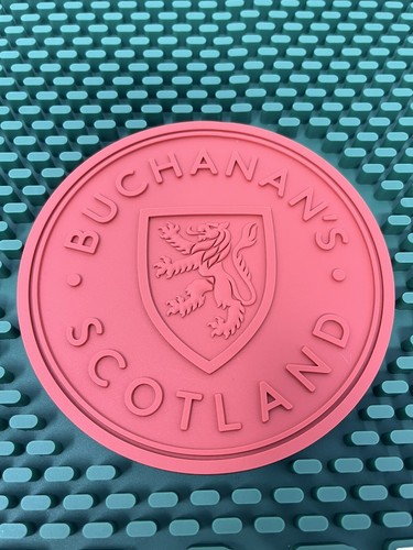Buchanan's Blended Scotch Whisky Rubber Bar Spill Mat Scotland 16.5” NEW VHTF!