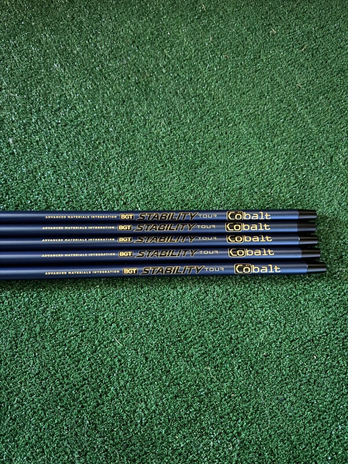 NEW BGT TOUR STABILITY SHAFT COBALT BLUE Includes Choice Tip NEW BGT TOUR STABILITY SHAFT COBALT BLUE Includes Choice Tip