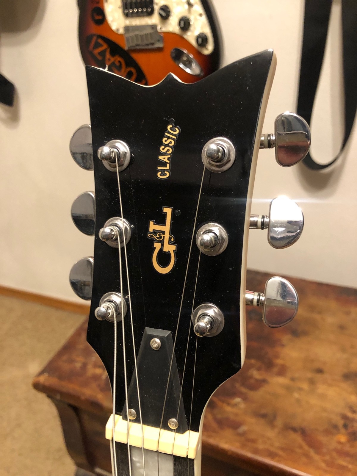 REM (R.E.M.) Autographed Guitar With Certificate of Authenticity