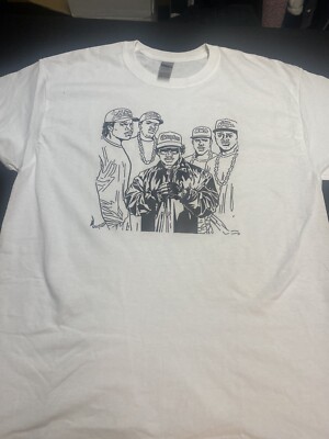 NWA T Shirt Dr Dre Ice Cube Easy E Concert Shirt Large New Rare 