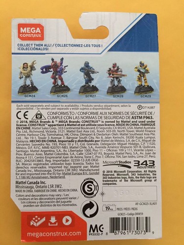 2019 Mega Construx Halo Heroes Series 9 CAPTAIN KEYES GCM25 New Mint 2 per case