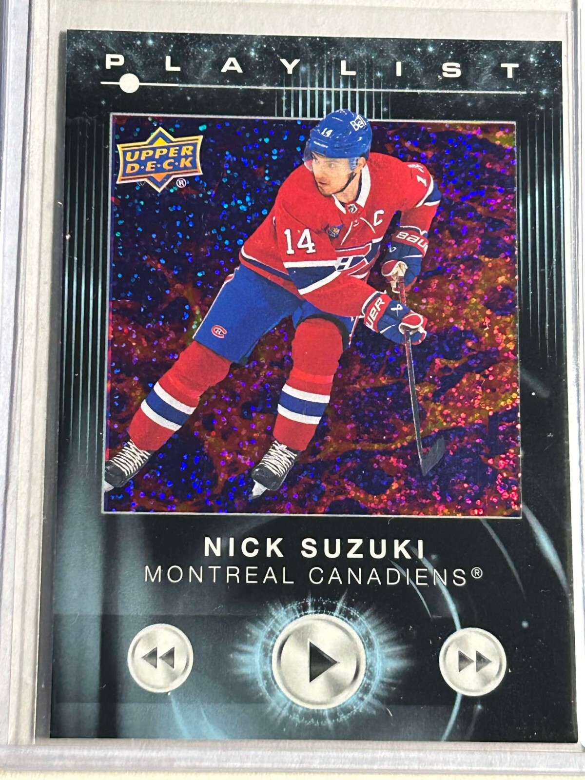 2024-25 Upper Deck Playlist Speckle #PL-11 Nick Suzuki