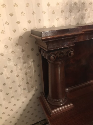 Potthast “colonial” Mahogany  Sideboard With A Label From Around 1905.