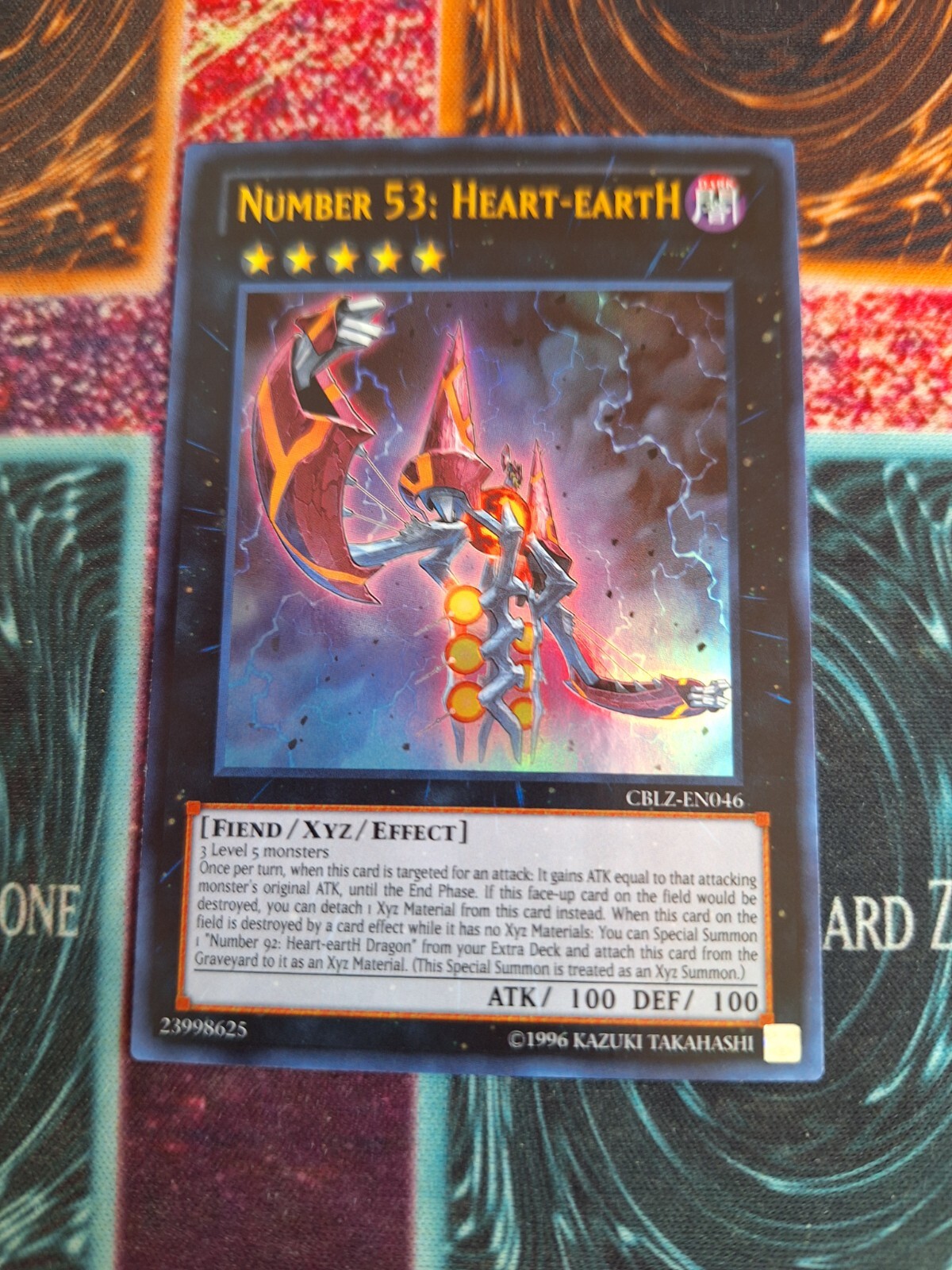 Yu-Gi-Oh! Number 53: Heart-eartH CBLZ-EN046 Ultra Rare