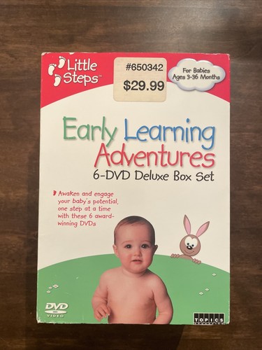 Little Steps: Early Learning Adventures DVD 2006-6 disc Ages