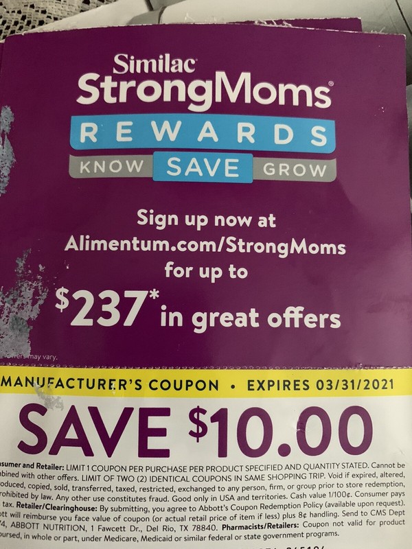alimentum formula coupons