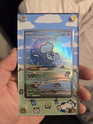 Mew ex 232/091 Sv Paldean Fates Holo Display Case Extended