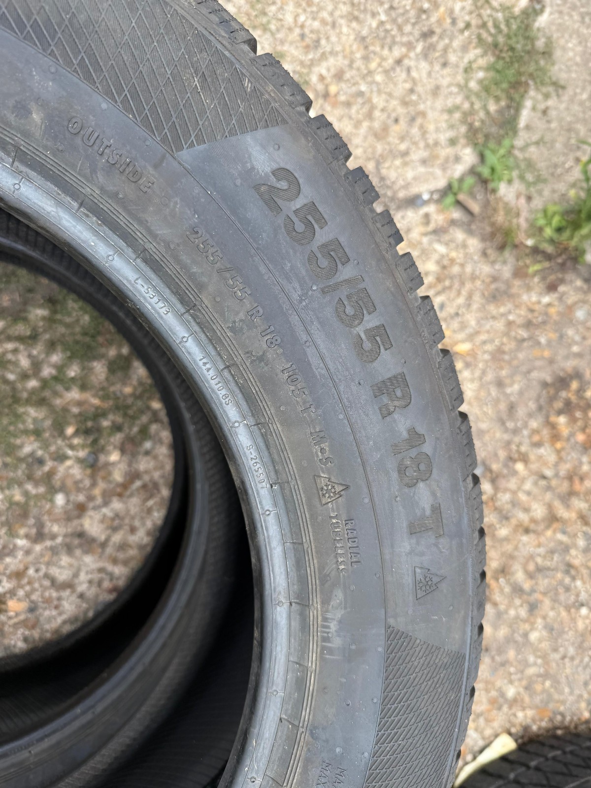 New 255 55 18 Continental, Winter, XL, M+S, 105T, x1 Tyre (F1_tyres) YD138
