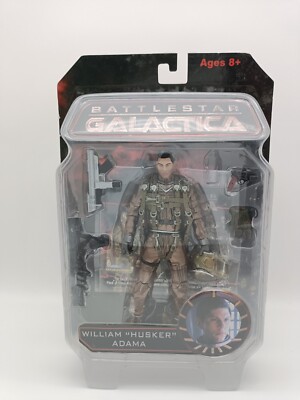 Battlestar Galactica William Husker Adama Diamond Select Figure New Sealed