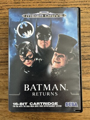 Batman Returns Sega Mega Drive With Manual NICE CONDITION 
