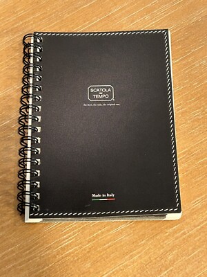 New! SCATOLA del TEMPO Instructions & Blank Warranty Spiral Bound Manual
