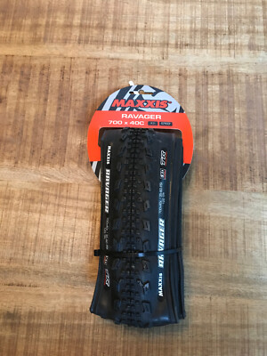 Maxxis Ravager Mountain/Gravel Biking Tire - 700x40c 35-60 PSI 120 TPI Black