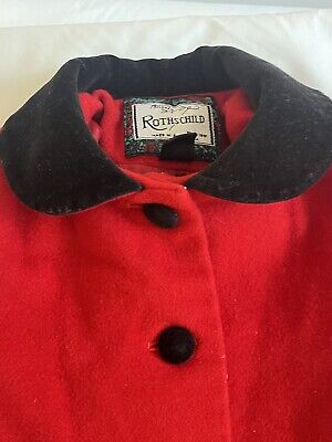 Rothschild Coat Girls Red 18M