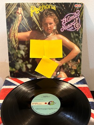 EL COMBO NUEVO Pechona 1985 MEXICO 12'' LP Latin Salsa SEXY COVER