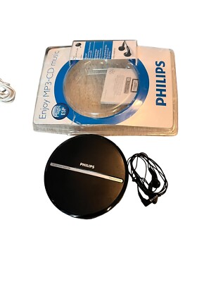 Philips EXP2546 Discman Tragbarer CD Player Schwarz  Anleitung Kopfhörer