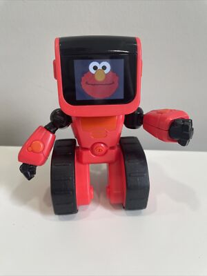 WowWee Sesame Street Elmoji Coji Junior Coding Robot Toy Red Bluetooth Tested