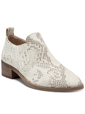 

Женские кожаные слипоны цвета слоновой кости со змеиным принтом LUCKY BRAND Lenci Almond 11 м, Цвет слоновой кости, LK-LENCI