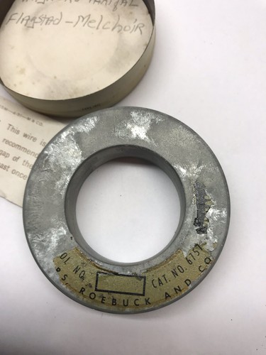 Vintage Silvertone RECORDING WIRE Stainless.Sears Roebuck. 1 Hour 7350ft #6757.